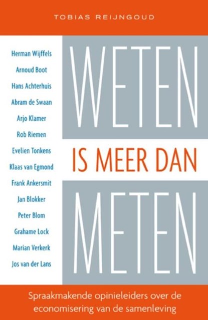 Weten is meer dan meten, Tobias Reijngoud - Ebook - 9789088030086