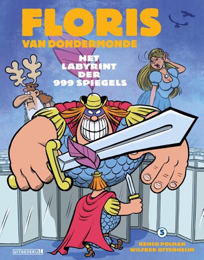 Floris van Dondermonde 5 Het labyrint der 999 spiegels, Remco Polman - Paperback - 9789088869792