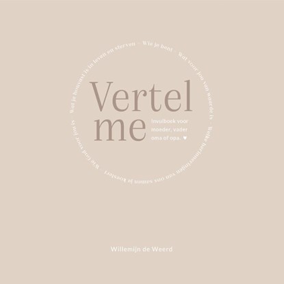 Vertel me, Willemijn de Weerd - Gebonden - 9789088973994