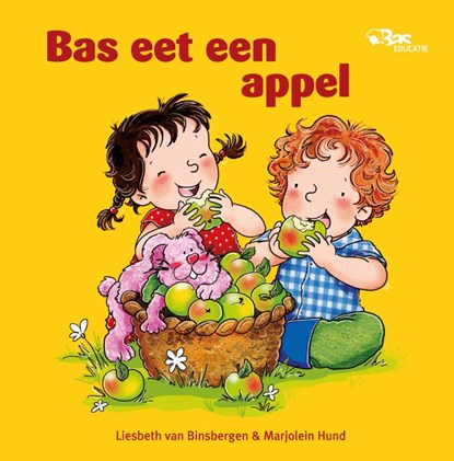 Bas eet een appel, Liesbeth van Binsbergen - Gebonden - 9789089014221