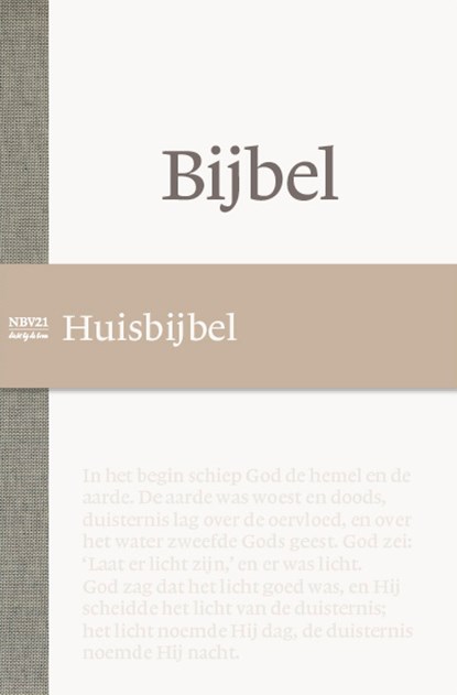 Bijbel NBV21 Huisbijbel, NBG - Gebonden - 9789089124036