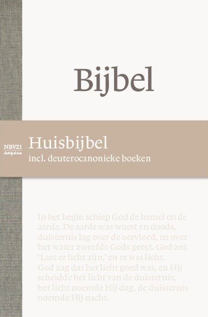 Bijbel NBV21 Huisbijbel met DC, NBG - Gebonden - 9789089124043