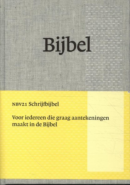 Bijbel NBV21 Schrijfbijbel, niet bekend - Gebonden - 9789089124302