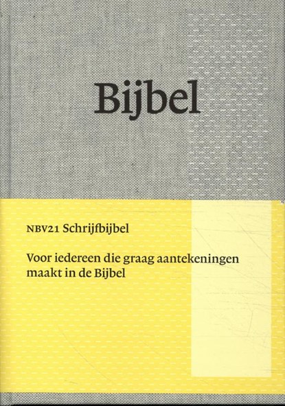 Bijbel NBV21 Schrijfbijbel, niet bekend - Gebonden - 9789089124302