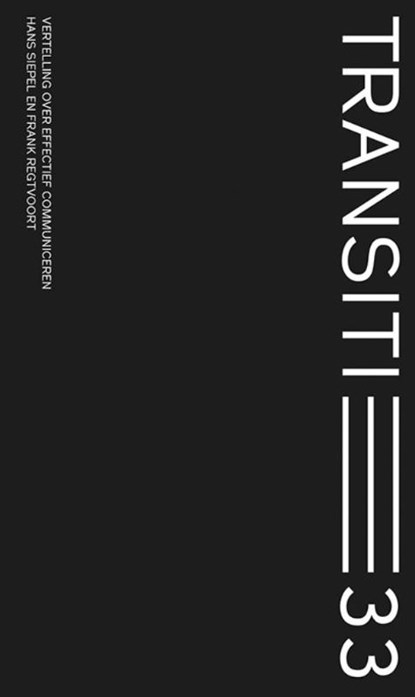 Transitie33, Hans Siepel ; Frank Regtvoort - Paperback - 9789089548580