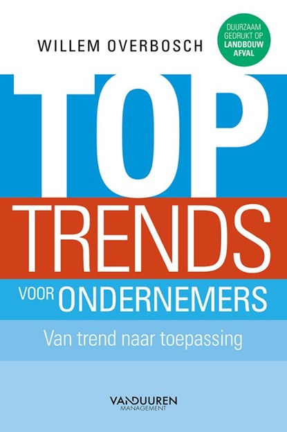 Toptrends voor ondernemers, Willem Overbosch - Paperback - 9789089653635