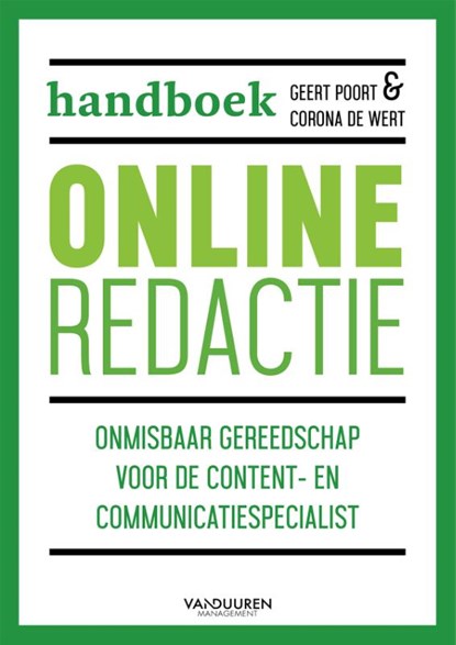 Handboek online redactie, Corona de Wert ; Geert Poort - Paperback - 9789089654403