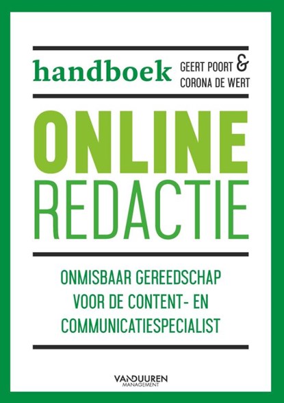 Handboek online redactie, Geert Poort ; Corona van der Wert - Gebonden - 9789089656841
