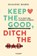 Keep the good, ditch the bad, Susanne Maris - Paperback - 9789089657022