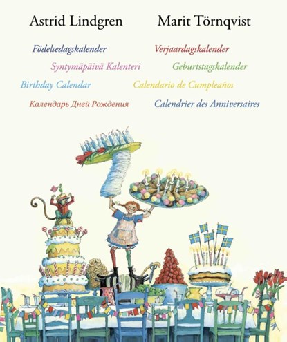 Verjaardagskalender, Astrid Lindgren - Paperback - 9789089671660
