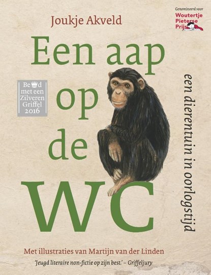 Een aap op de wc, Joukje Akveld - Gebonden - 9789089671776