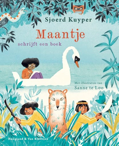 Maantje schrijft een boek, Sjoerd Kuyper - Gebonden - 9789089674166