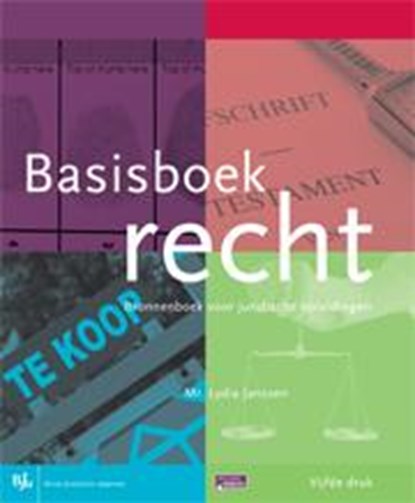 Bronnenboeken MBO Basisboek recht, Lydia Janssen - Paperback - 9789089747525