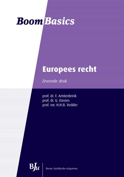 Europees recht, F. Amtenbrink ; G. Davies ; H.H.B. Vledder - Paperback - 9789089749093