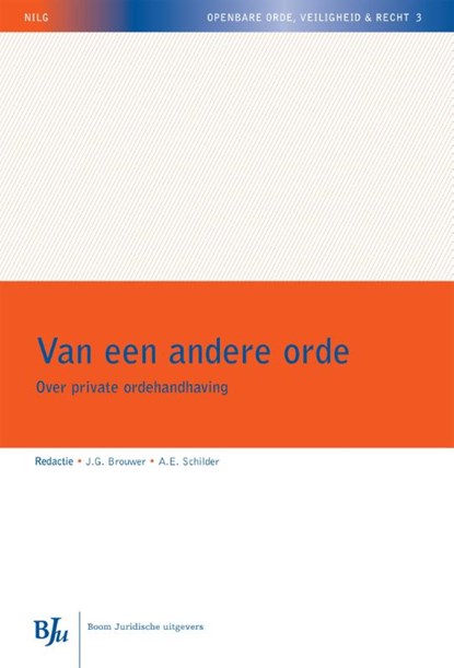Van een andere orde, J.G. Brouwer ; A.E. Schilder - Paperback - 9789089749260