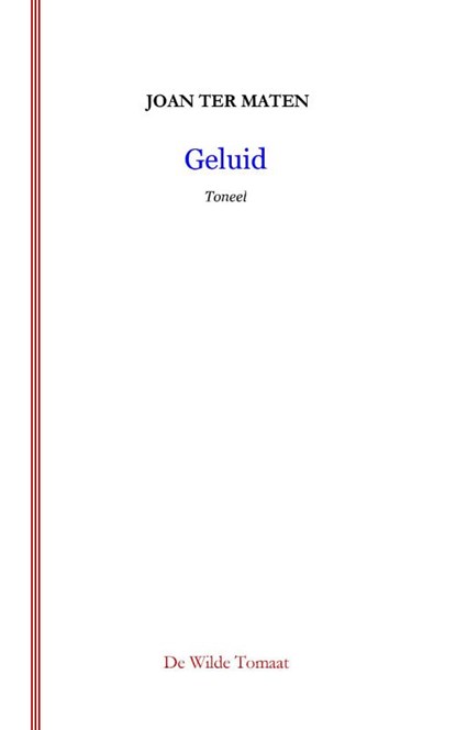 Geluid, Joan Ter Maten - Paperback - 9789090389981