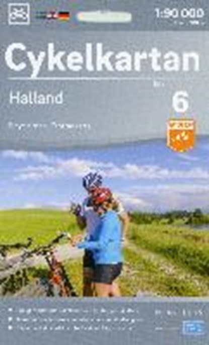 Halland fietskaart,  - Overig - 9789113083902