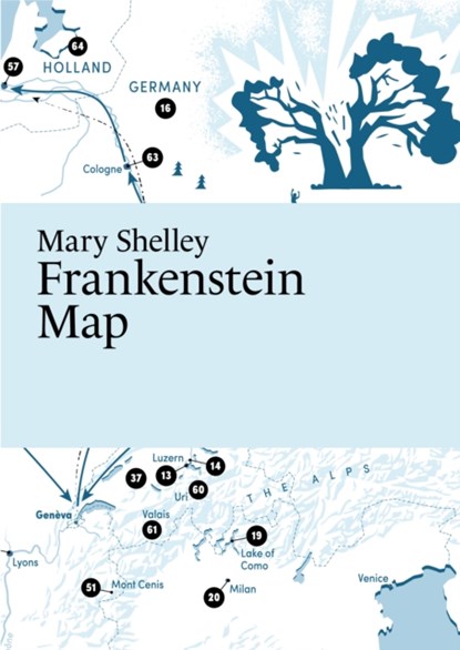 Mary Shelley, Frankenstein Map, Martin Thelander - Paperback - 9789152721766