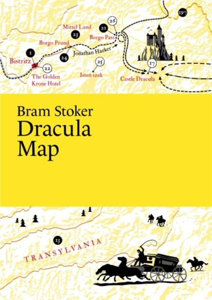 Bram Stoker, Dracula Map, Martin Thelander - Paperback - 9789152770948
