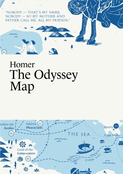 Homer, The Odyssey Map, Martin Thelander - Paperback - 9789152770955
