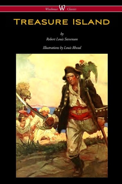 Treasure Island (Wisehouse Classics Edition - with original Illustrations by Louis Rhead), Robert Louis Stevenson - Paperback - 9789176372418