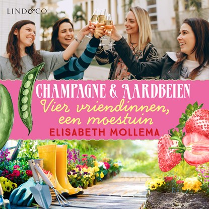 Champagne en aardbeien, Elisabeth Mollema - Luisterboek MP3 - 9789179956424
