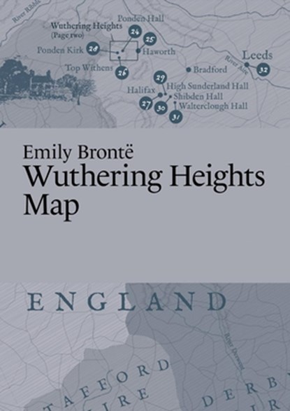 Emily Bronte, Wuthering Heights Map, Martin Thelander - Paperback - 9789198945638