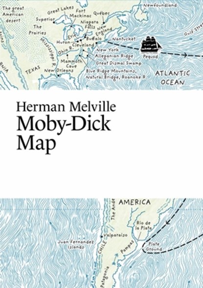 Herman Melville, Moby-Dick Map, Martin Thelander - Paperback - 9789198945676
