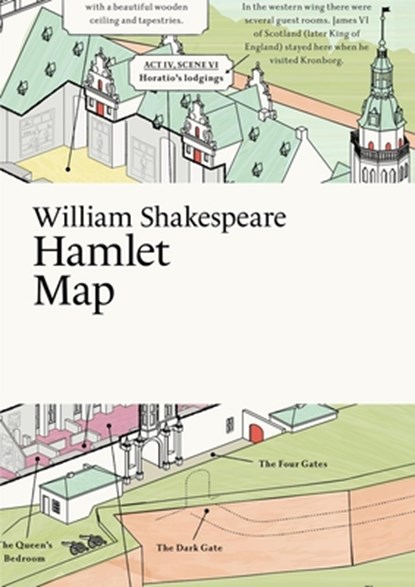 William Shakespeare, Hamlet Map, Martin Thelander - Paperback - 9789198945683