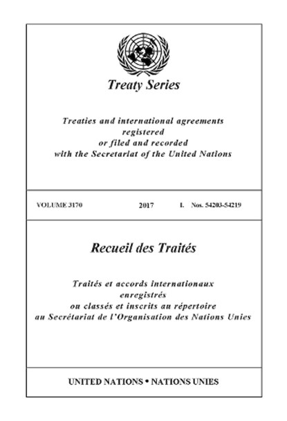 Treaty Series 3170, United Nations Office of Legal Affairs - Paperback - 9789210032414