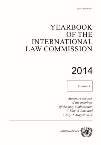 Yearbook of the International Law Commission 2014, United Nations: International Law Commission - Paperback - 9789211303582