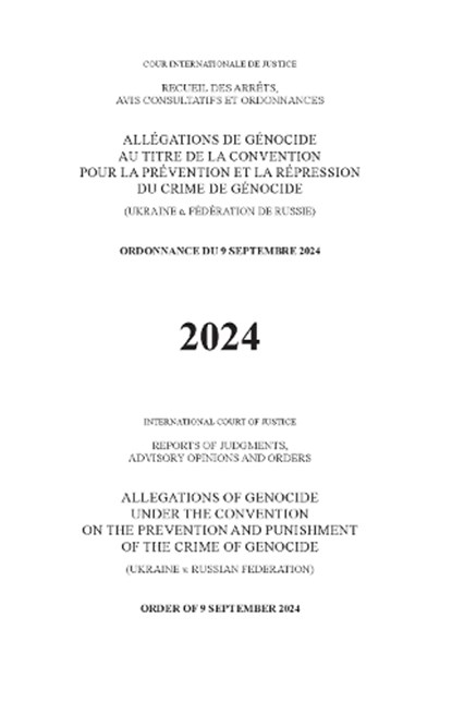 Allegations of Genocide Under the Convention on the Prevention and Punishment of the Crime of Genocide (Ukraine V. Russian Federation), International Court of Justice - Paperback - 9789211543964