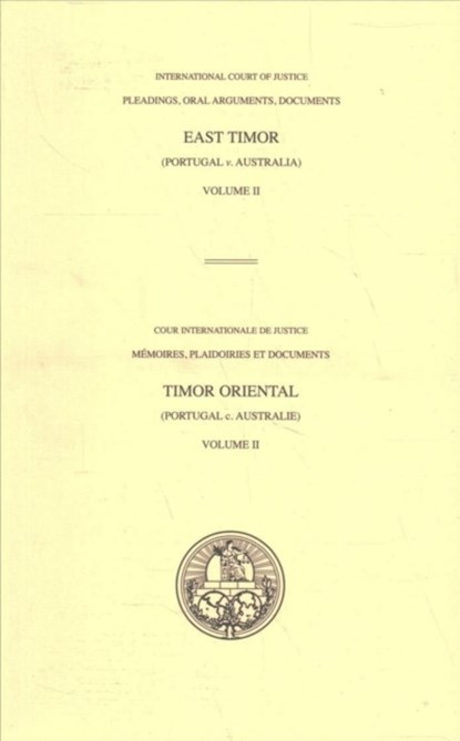 Pleadings, Oral Arguments, Documents, International Court of Justice - Paperback - 9789211573350