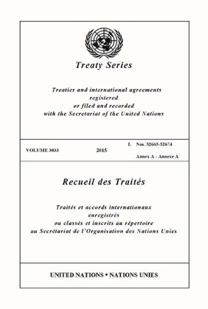 Treaty Series 3033, United Nations Publications - Paperback - 9789218001139