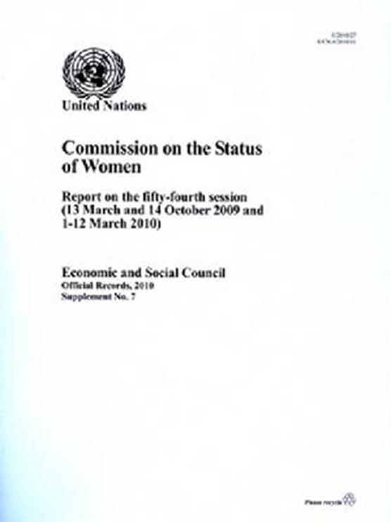 Report of the Commission on the Status of Women