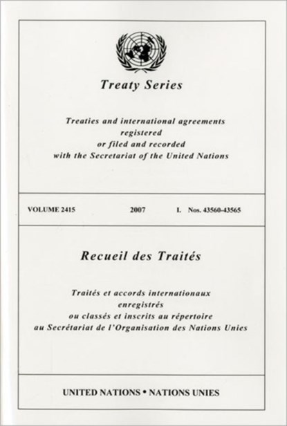 Treaty Series, United Nations - Paperback - 9789219004603
