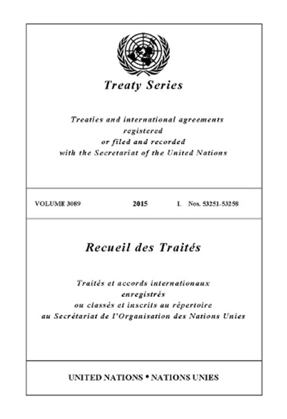 Treaty Series 3089, United Nations - Paperback - 9789219700437