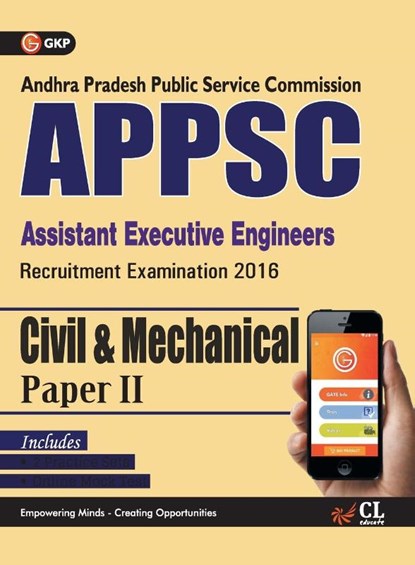APPSC (Assistant Executive Engineers) Civil & Mechanical Engineering (Common) Paper II Includes 2 Mock Tests, Gkp - Paperback - 9789351450306