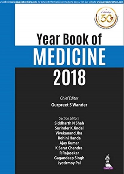 Year Book of Medicine 2018, Gurpreet S Wander - Paperback - 9789352705115