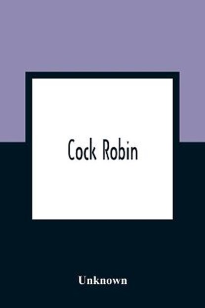 Cock Robin, Unknown - Paperback - 9789354361395