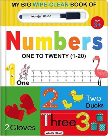 My Big Wipe And Clean Book of Numbers for Kids : 1 to 20, niet bekend - Gebonden - 9789354401121