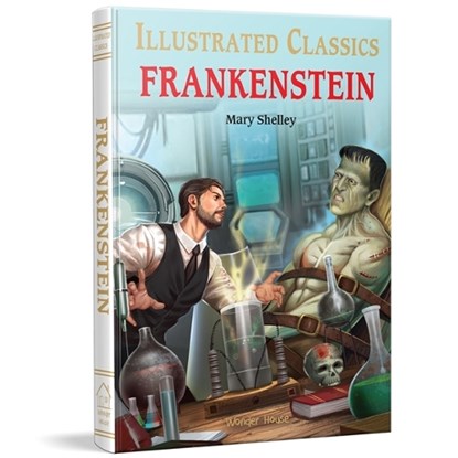 Frankenstein for Kids : illustrated Abridged Children Classics English Novel with Review Questions, Mary Shelley - Gebonden - 9789354402494