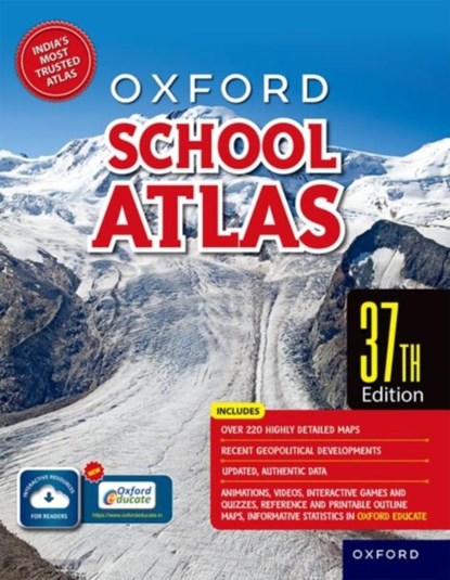 Oxford India School Atlas, niet bekend - Paperback - 9789354973376