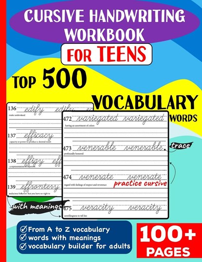 Cursive Handwriting Workbook for Teens, Sasha Daniel - Paperback - 9789357012102