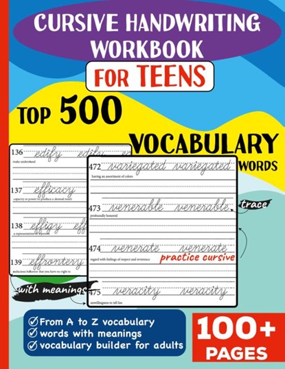 Cursive Handwriting Workbook for Teens, Sasha Daniel - Paperback - 9789357012102