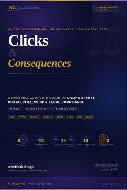 Clicks & Consequences:Digital Citizenship, NEURALCROWD ; Abhishek Singh - Ebook - 9789358125672
