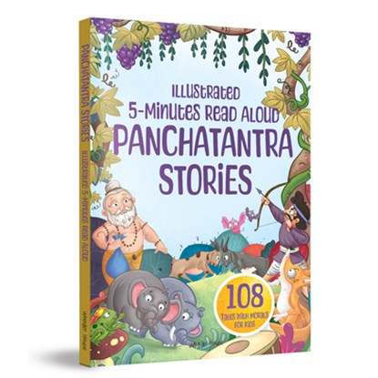 Panchatantra Stories: 108 Moral Stories for Kids: Illustrated 5 Minutes Read Aloud, Wonder House Books - Gebonden - 9789358562484
