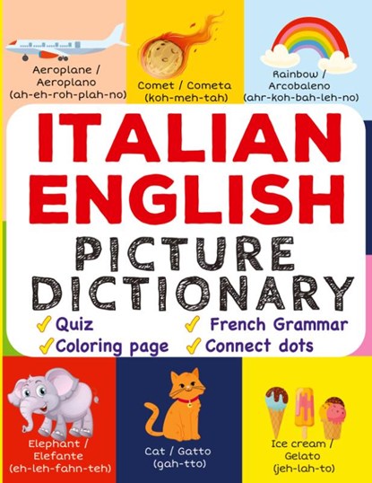 Italian English Picture Dictionary, Magic Windows - Paperback - 9789359171791