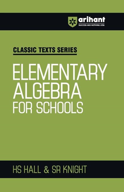 Elementry Algebra for School, Hs Hall ; Sr Knight - Paperback - 9789368409809
