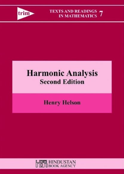 Harmonic Analysis, Henry Helson - Paperback - 9789380250052